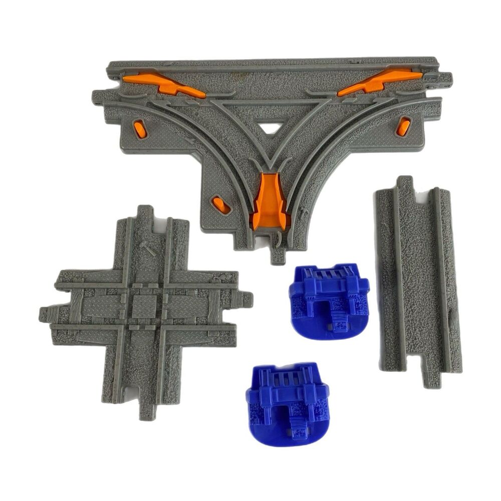 Fisher Price GeoTrax Track Replacement Parts - 3-Way Switch, Cross Track, Stops